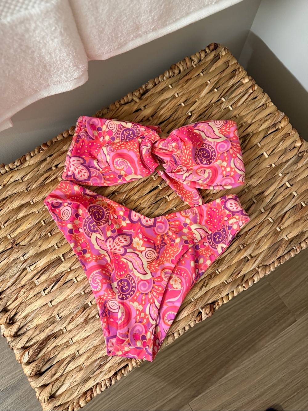 Kulani Kinis Small Strawberry Swirl Bikini Set
